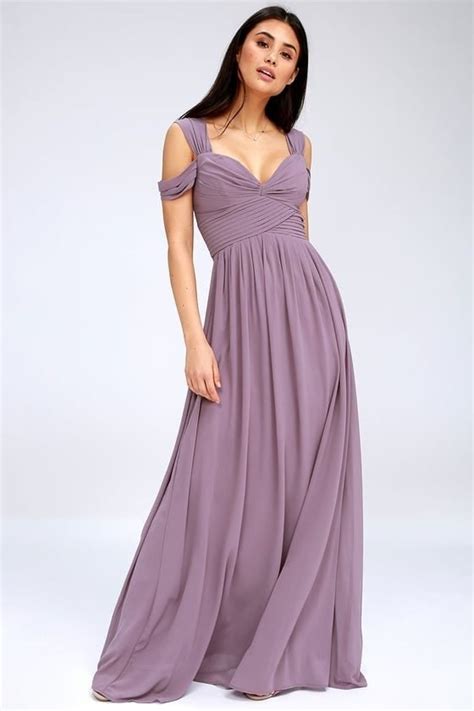 Lulus Dusty Purple Formal Dress Dusty Purple Dress Burgundy Maxi Dress