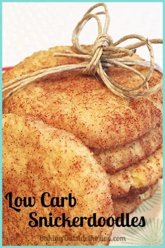 Line a baking sheet with parchment paper. Low Carb Snickerdoodles Recipe - Keto Cookies - Baking ...