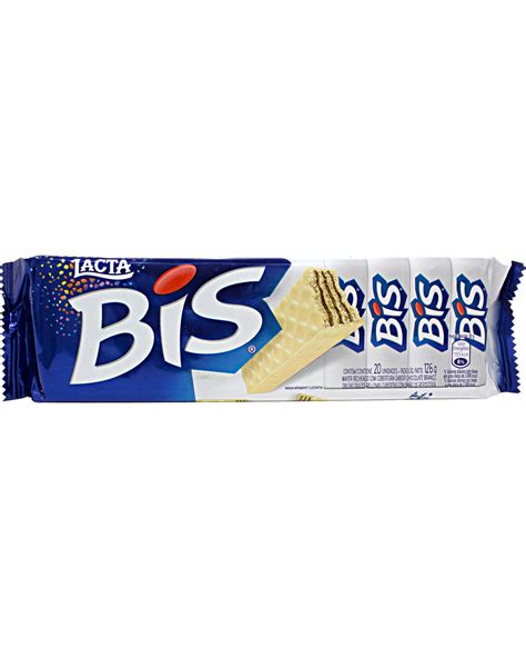 Lacta Bis Branco Wafer Cookie With White Chocolate A Little Taste