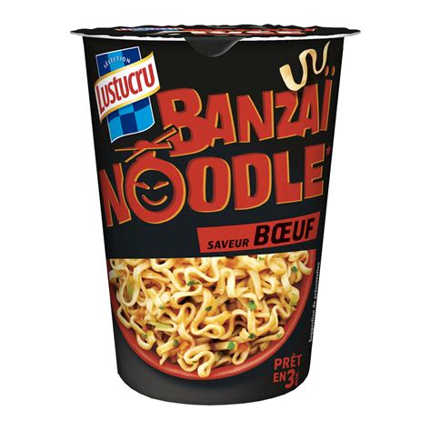 Instant Noodles Banzaï Beef Lustucru | Buy Online | My French Grocery