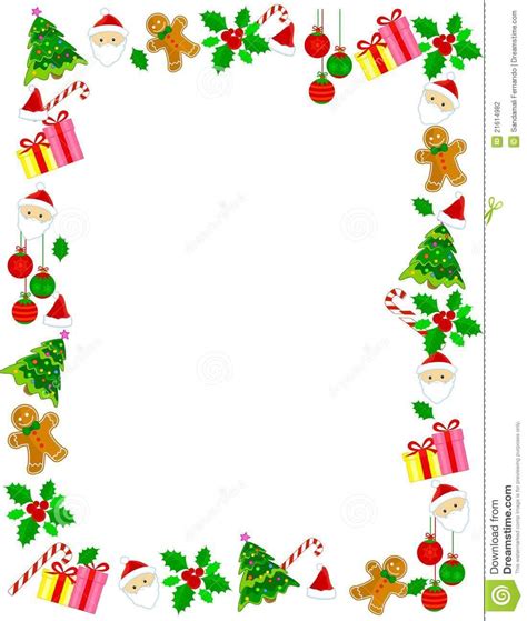 Christmas Border Vector Free Download Download Stok Image Vector Free