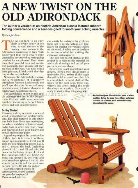 Outdoor outdoor folding chair sir henry joseph wood plans. Folding Adirondack Chair Plans • WoodArchivist