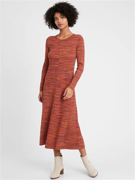 Banana Republic Ribbed Maxi Sweater Dress Best Banana Republic