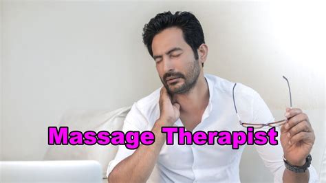 Massage Therapist Youtube