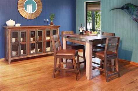 Maybe you would like to learn more about one of these? IFD Furniture | 967-42 Antique Rustic Counter Height ...
