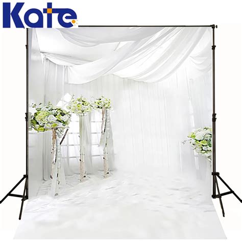 Buy Wedding Backdrops Green Flowers Photo Shoot White
