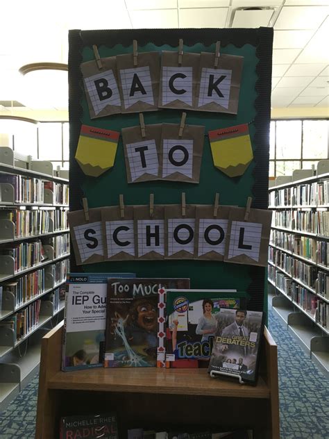 Back To School Library Display Book Display Display Ideas School Library Displays Library