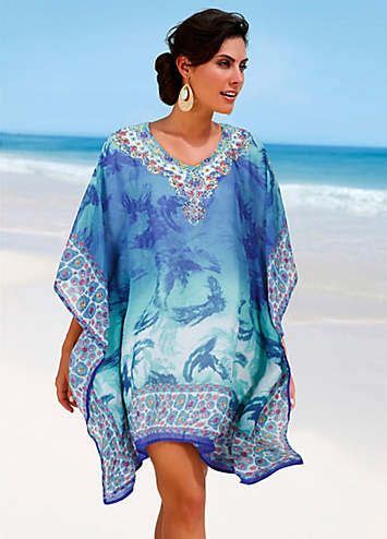 Bonprix Printed Kaftan Freemans Womens Beach Fashion Boho Chic Outfits Fashion