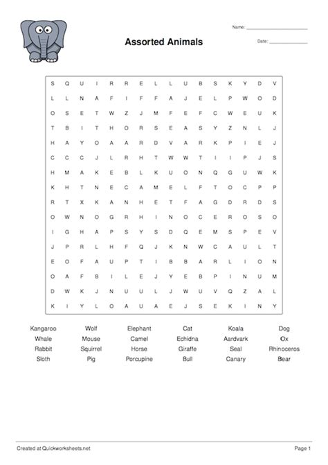 Word Scramble Wordsearch Crossword Matching Pairs And Other Create
