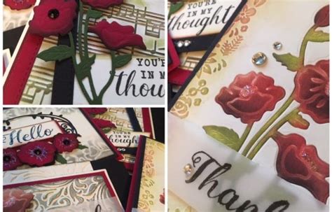 Clipper cards are for individual use. Pretty Poppies - Spellbinder Class - Clipper Street Scrapbook Company | Poppy cards, Scrapbook ...