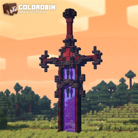I Built A New Nether Sword Portal Minecraftbuilds