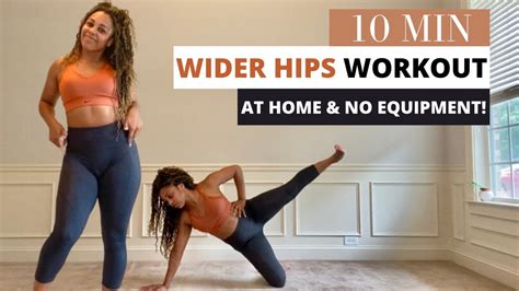 Best Workout To Get Wider Looking Hips Easy Hip Workout At Home For