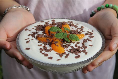 Mandarinen - Quark -Speise