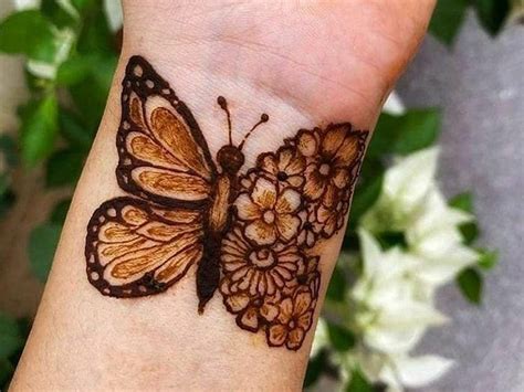 Discover Mehndi Butterfly Tattoo In Coedo Com Vn