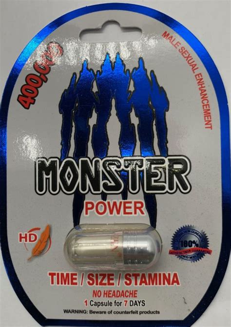 Buy Monster Power Male Sexual Supplement Enhancement Pil Enhanceme