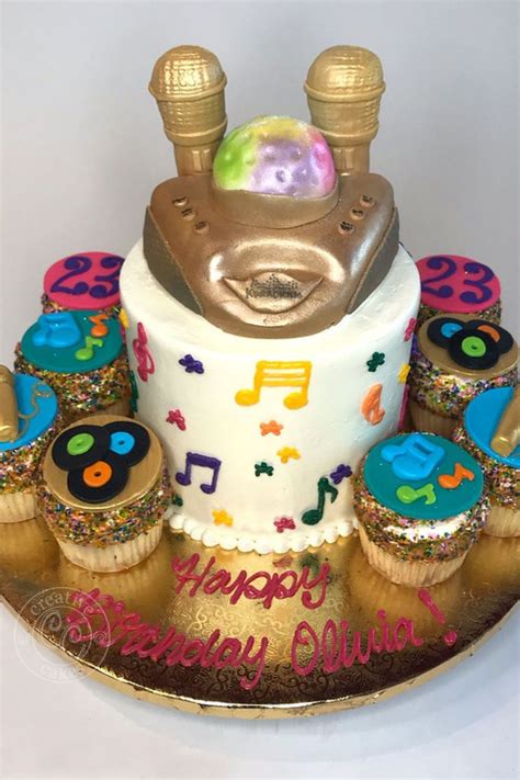 Karaoke Music Themed Birthday Cake Themed Birthday Cakes Birthday