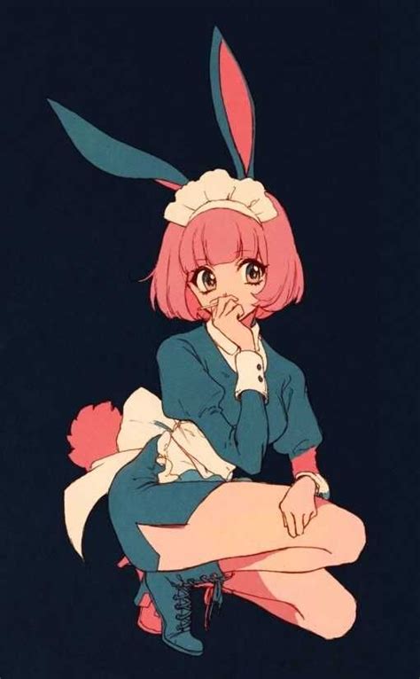 Anime Bunny Girls Character Art Aesthetic Anime Cute Art