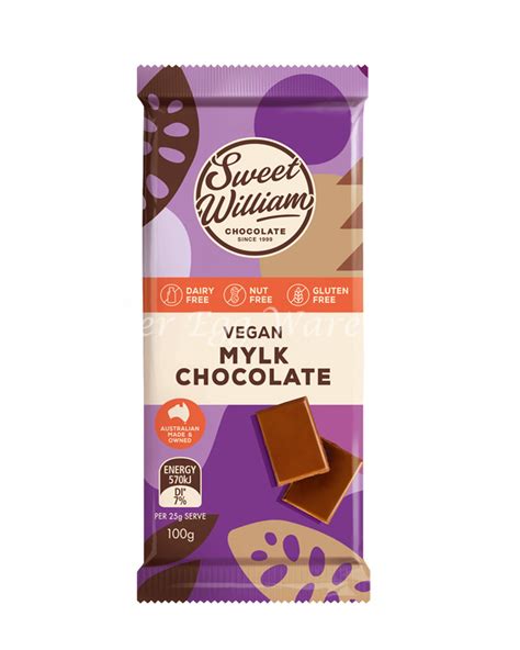 Sweet William Original Chocolate G Dairy Free Nut Free Gluten Free