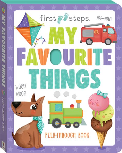 First Steps My Favourite Things Board Book Babies Toddlers 0 2