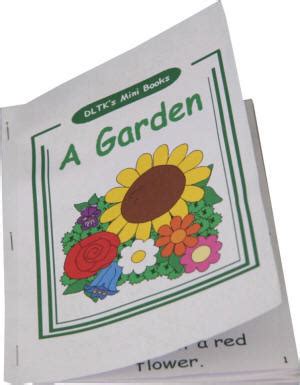 Do you have the blank mini book template if i plan to create my own mini book? DLTK's Make Your Own Books - A Garden