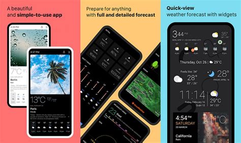 Dark Sky Alternatives on Android: Overdrop, Today, and Appy Weather