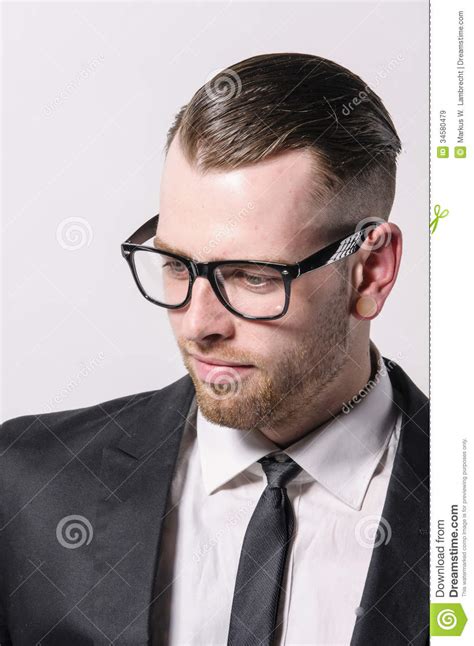 Cool Young Man With Glasses Royalty Free Stock Images