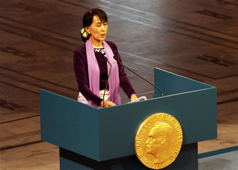 Aung San Suu Kyi Nobel Peace Prize Laureate With Responsibility For Genocide Global