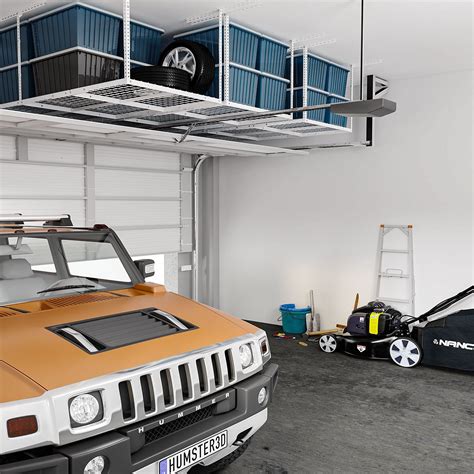 Buy Fleximounts 3x8 Overhead Garage Storage Rackadjustable Garage