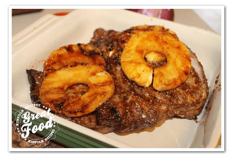 When shopping for fresh produce or meats, be certain to take the time to ensure that the texture, colors, and quality of the food you buy is the best in the batch. LongHorn Steak Hawaiian Rib Eye Steak - KinFolk Recipes ...