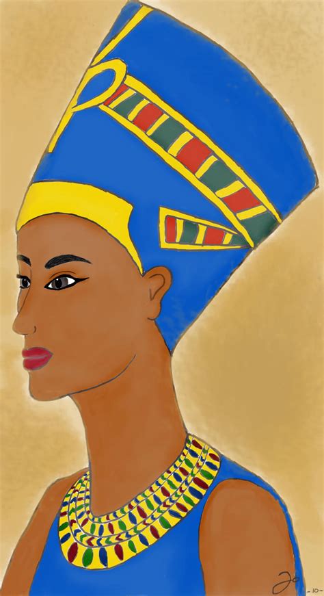 Nefertiti Queen Of Egypt By Wickedjo On Deviantart
