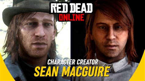Sean Macguire Character Creator Van Der Linde Gang Rdr2 Youtube
