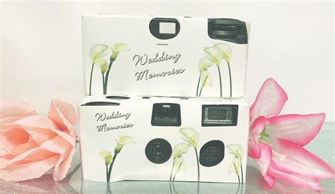 Wedding Memories Calla Lilies Disposable Camera