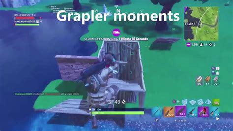 Epic Grappler Momentsfortnite Battle Royaleepic Youtube