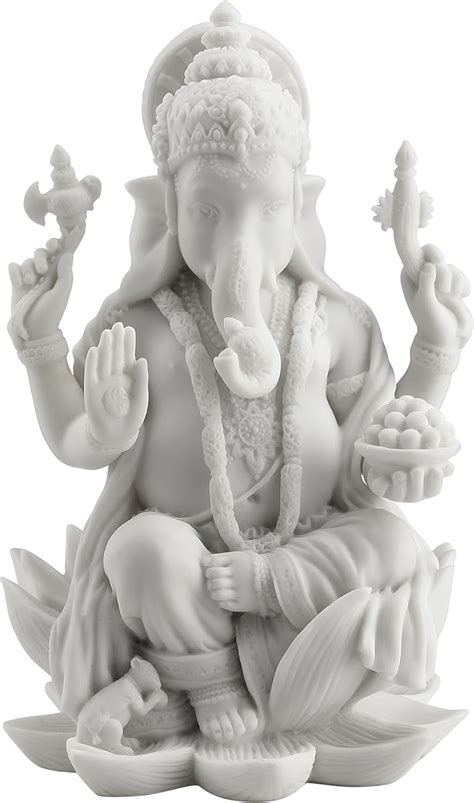 Rare Ganesh Ganesha Hindu Elephant God Of Success Statue 7 14 Inch