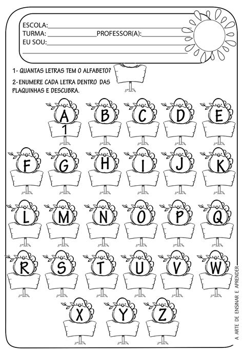 Modelo De Fichas De Alfabeto E Fichas De Numerais Para Imprimir Mistura