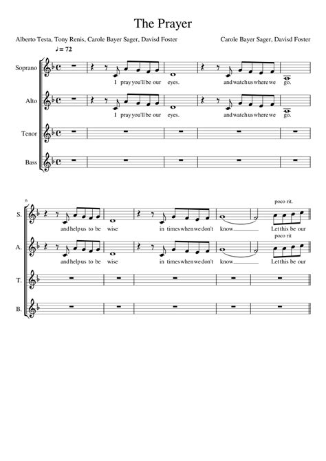Often, it's embarrassing to admit to others that you feel less than adequate to do something like reading the scripture out loud when called upon or pray. The Prayer-SATB sheet music for Violin, Viola download ...