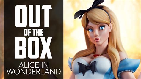 unboxing j scott campbell s alice in wonderland statue by sideshow youtube