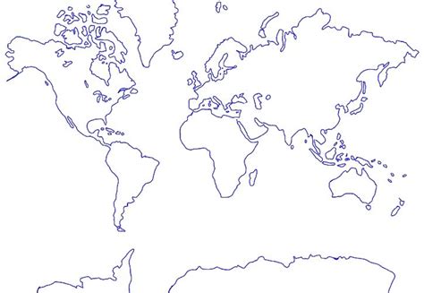 Produkt jetzt als erster bewerten. Weltkarte Umrisse Zum Ausdrucken | My Blog | Weltkarte ...
