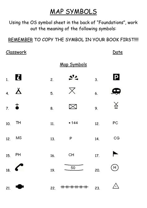 Reading With Symbols Worksheet
