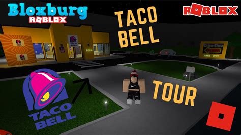 Taco Bell 🌮 Tour Welcome To Bloxburg Youtube