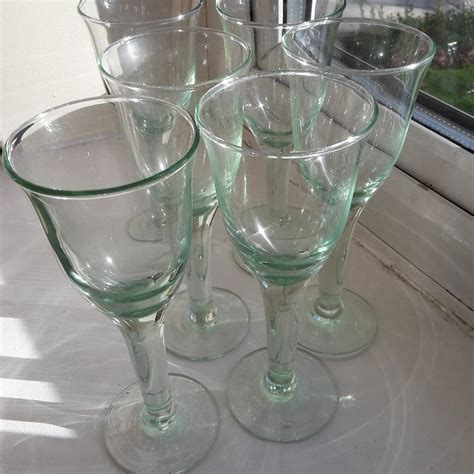Set Of 6 Croft Recycled Wine Glasses From John Lewis New Perfect Condition In Bradley Stoke