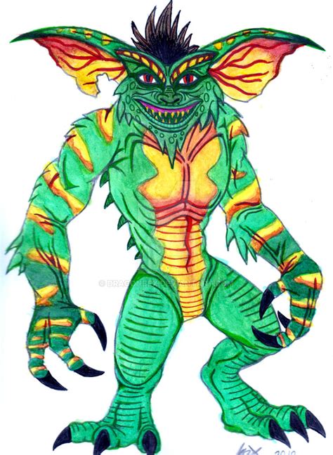Gremlin Coloured By Dragonbex On Deviantart