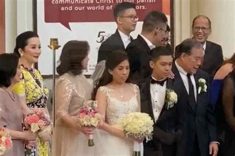 Kris Aquino Meets With Brother Noynoy Aquino At Niece’s Wedding Showbiz Chika