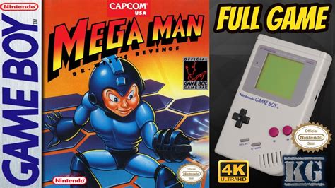 Mega Man Dr Wilys Revenge Game Boy Longplay Walkthrough