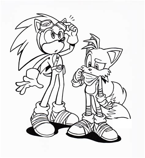 Tails doll from sonic the hedgehog by javier valdez, in jude. Sonic Boom Coloring Pages Usable | Educative Printable