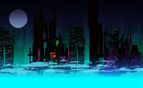 Pixel Art City Wallpapers Wallpaper Cave