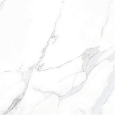 Calcolo Storm White Marble Effect Gloss Wall And Floor Tile 600mm X