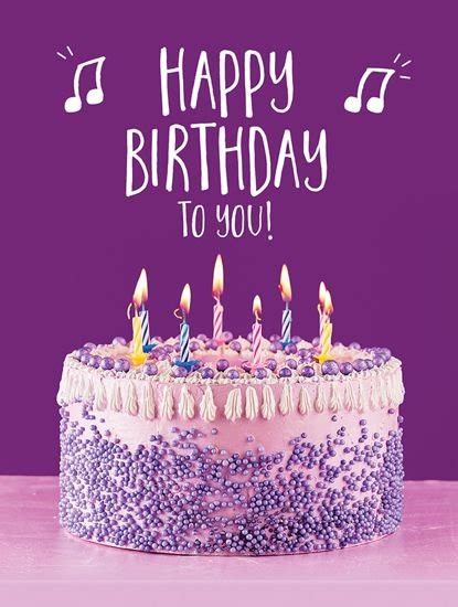 You can also click related recommendations to view more background images in our huge database. Birthday Note Cards - Happy Birthday Purple Cake | Note ...