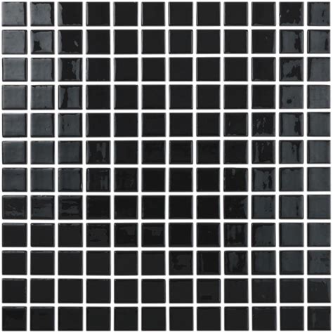 Black 1 X 1 093900m Vidrepur Mosaic Glass Tile Aquablu Mosaics