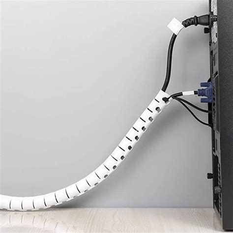 Cooya Cable Management Sleeve Cord Organizer Concealer For Tv Computer